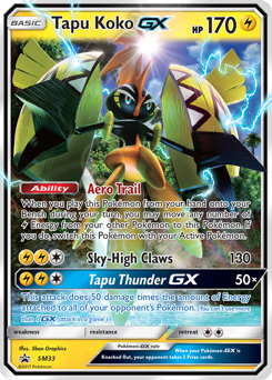 Tapu Koko-GX — SM Black Star Promos