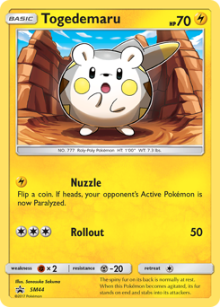 Togedemaru — SM Black Star Promos