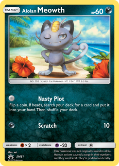 Alolan Meowth — SM Black Star Promos