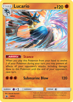 Lucario — SM Black Star Promos