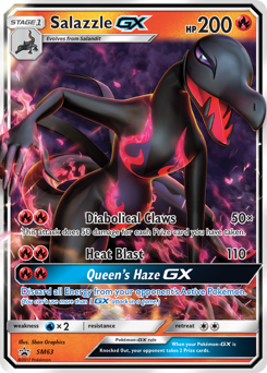 Salazzle-GX — SM Black Star Promos