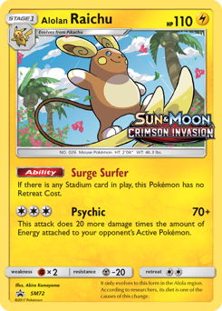 Alolan Raichu — SM Black Star Promos