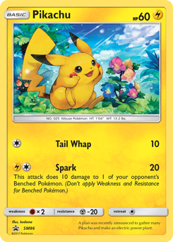 Pikachu — SM Black Star Promos