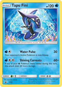 Tapu Fini — SM Black Star Promos