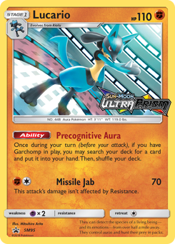 Lucario — SM Black Star Promos
