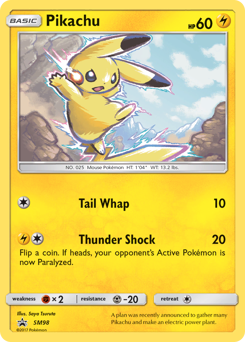 Pikachu — SM Black Star Promos