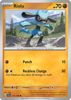 Riolu — Scarlet & Violet