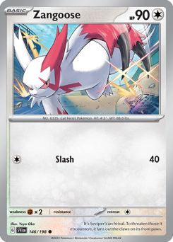 Zangoose — Scarlet & Violet