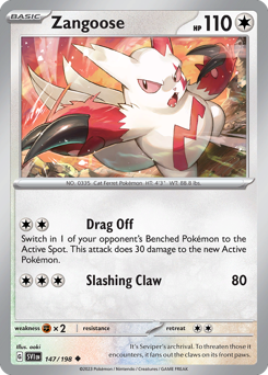 Zangoose — Scarlet & Violet