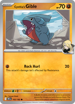 Cynthia's Gible — Destined Rivals