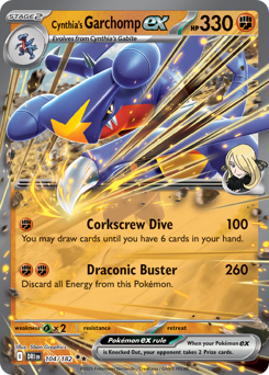 Cynthia's Garchomp ex — Destined Rivals