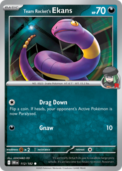 Team Rocket's Ekans — Destined Rivals