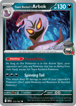 Team Rocket's Arbok — Destined Rivals