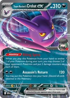 Team Rocket's Crobat ex — Destined Rivals