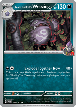 Team Rocket's Weezing — Destined Rivals