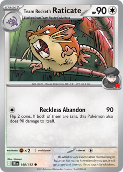 Team Rocket's Raticate — Destined Rivals