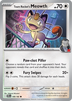 Team Rocket's Meowth — Destined Rivals