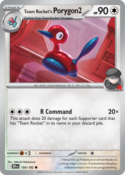 Team Rocket's Porygon2 — Destined Rivals