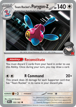 Team Rocket's Porygon-Z — Destined Rivals