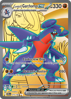 Cynthia's Garchomp ex — Destined Rivals