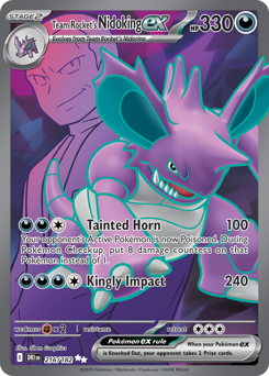 Team Rocket's Nidoking ex — Destined Rivals