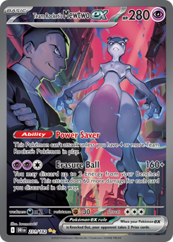 Team Rocket's Mewtwo ex — Destined Rivals