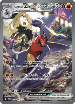 Cynthia's Garchomp ex — Destined Rivals