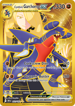 Cynthia's Garchomp ex — Destined Rivals