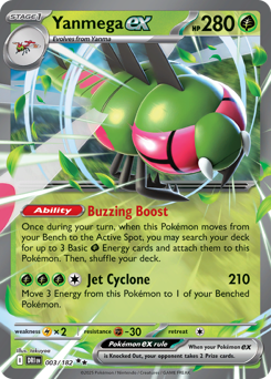 Yanmega ex — Destined Rivals