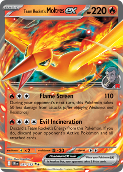 Team Rocket's Moltres ex — Destined Rivals