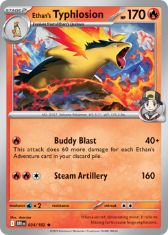 Ethan's Typhlosion — Destined Rivals
