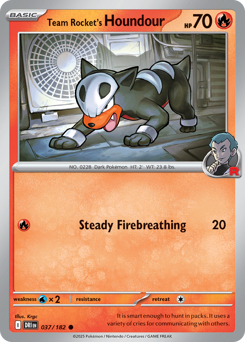 Team Rocket's Houndour — Destined Rivals