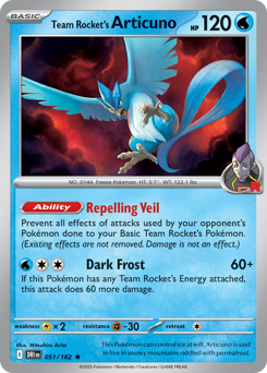 Team Rocket's Articuno — Destined Rivals
