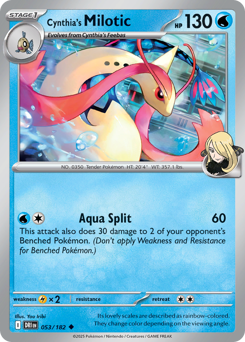 Cynthia's Milotic — Destined Rivals