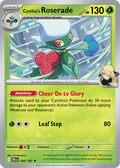 Cynthia's Roserade — Destined Rivals