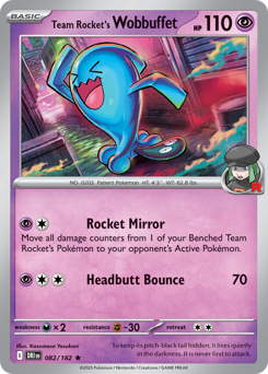 Team Rocket's Wobbuffet — Destined Rivals