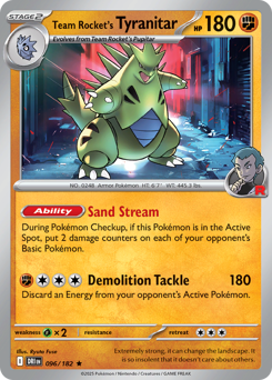 Team Rocket's Tyranitar — Destined Rivals