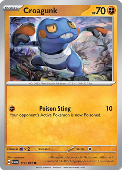Croagunk — Paldea Evolved