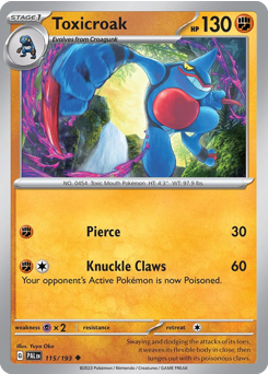 Toxicroak — Paldea Evolved