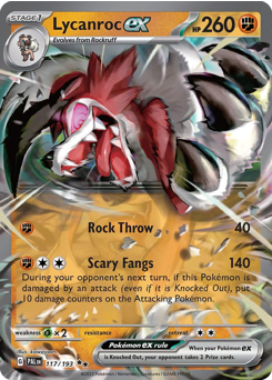 Lycanroc ex — Paldea Evolved