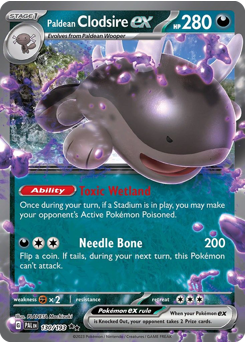 Paldean Clodsire ex — Paldea Evolved