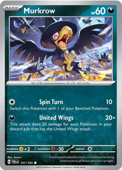 Murkrow — Paldea Evolved