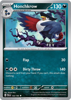 Honchkrow — Paldea Evolved