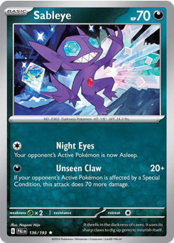 Sableye — Paldea Evolved
