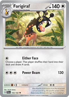 Farigiraf — Paldea Evolved