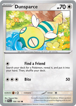 Dunsparce — Paldea Evolved