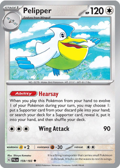 Pelipper — Paldea Evolved