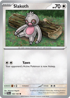Slakoth — Paldea Evolved