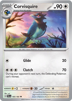 Corvisquire — Paldea Evolved
