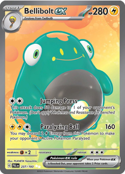 Bellibolt ex — Paldea Evolved